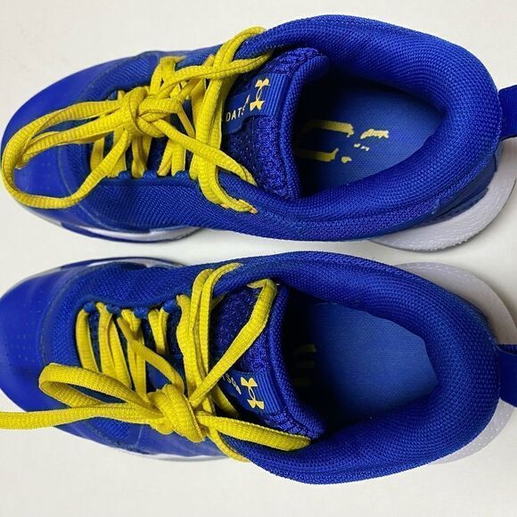 Under Armour Youth Blue SC 3Zero IV Basketball Sneakers Sz 5.5Youth/6.5 Women - Picture 3 of 16